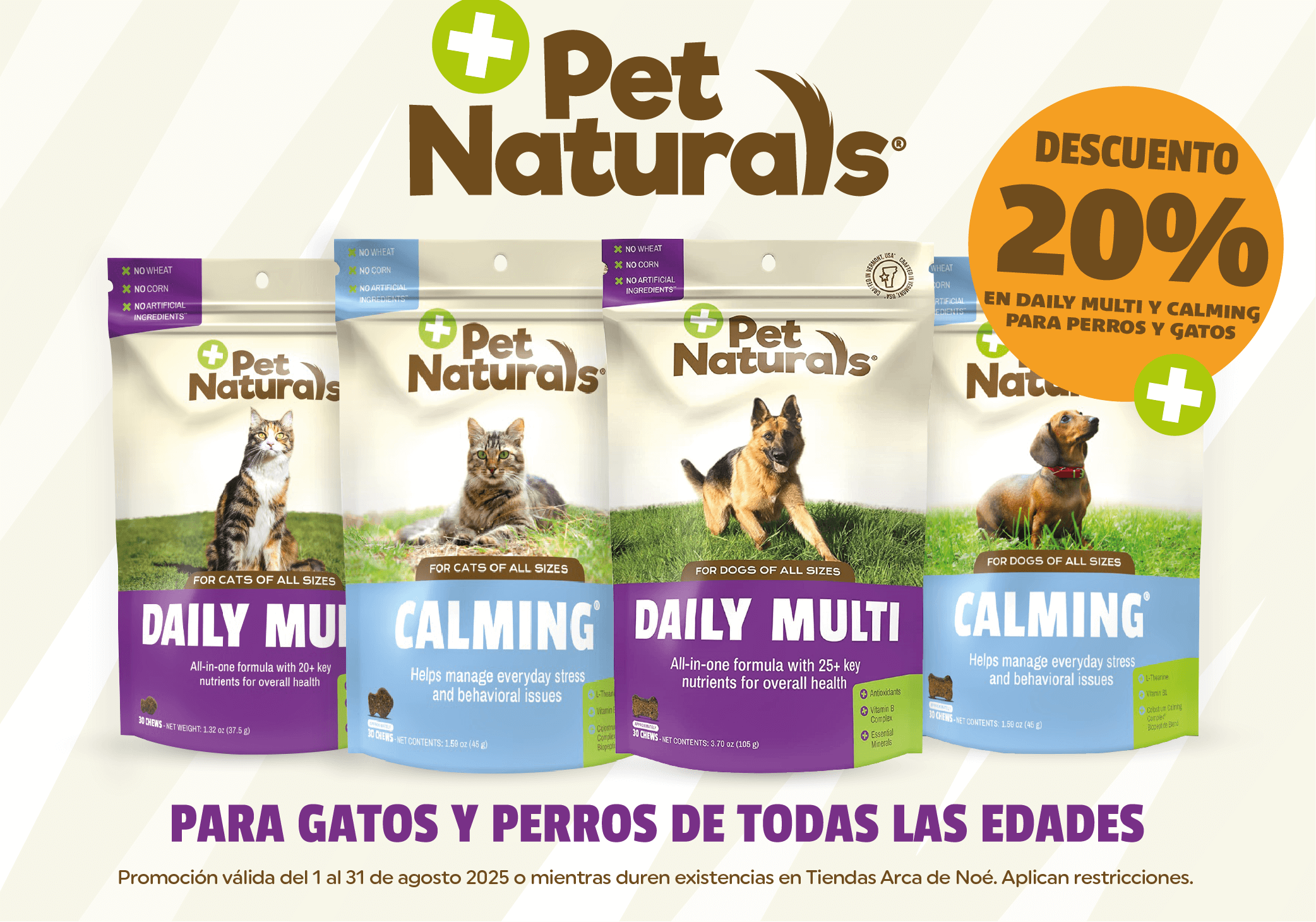 Pet Naturals: 20% de descuento en productos seleccionados.