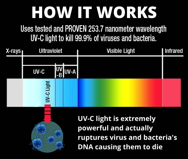 EdenPURE® UV-C Guardian Light How It Works