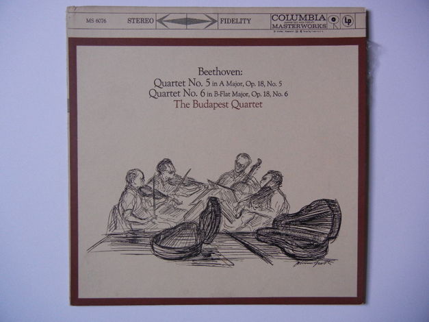 Beethoven - Quartet No. 5 & No. 6 Columbia MS-6076 six-eye