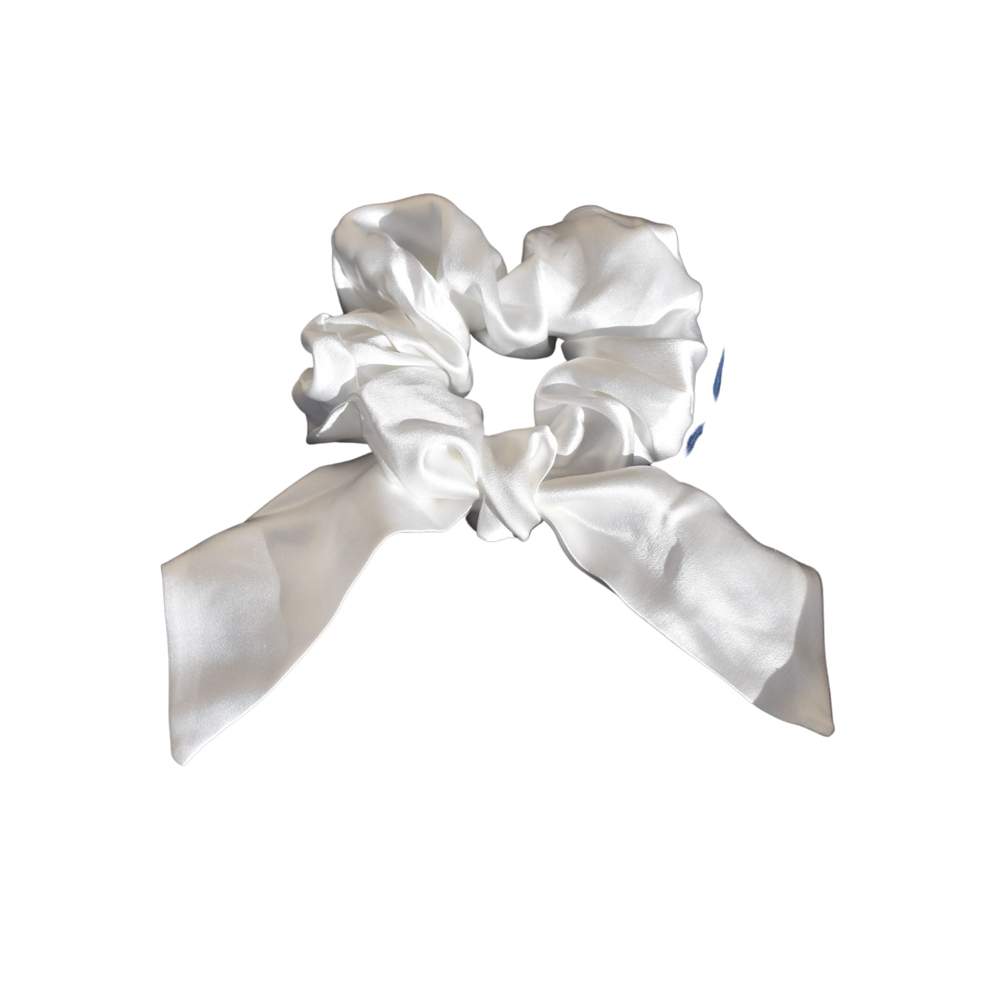 Gros Chouchou Pure Soie Emily's Pillow Blanc - Accessoire de cheveux 100% soie qui limite les fourches et les cheveux cassants. Disponible en plusieurs couleurs