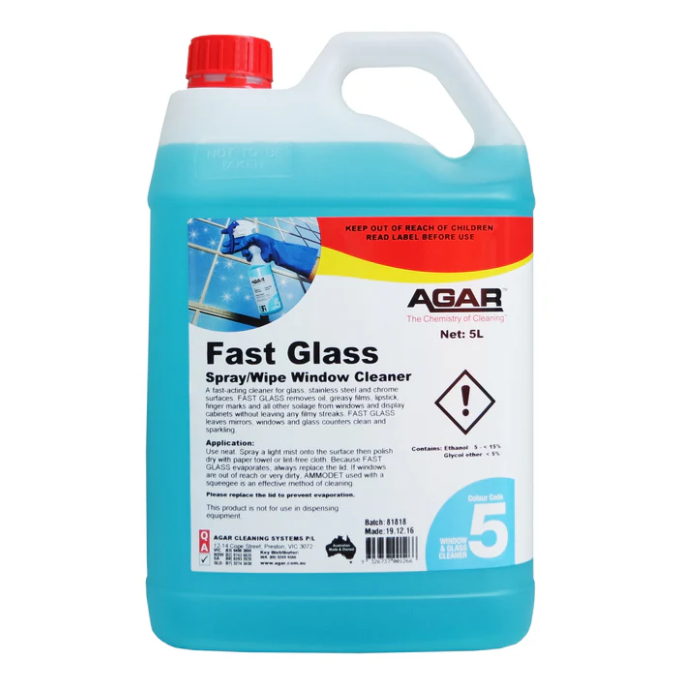 Agar Fast Glass & Window Cleaner 5L