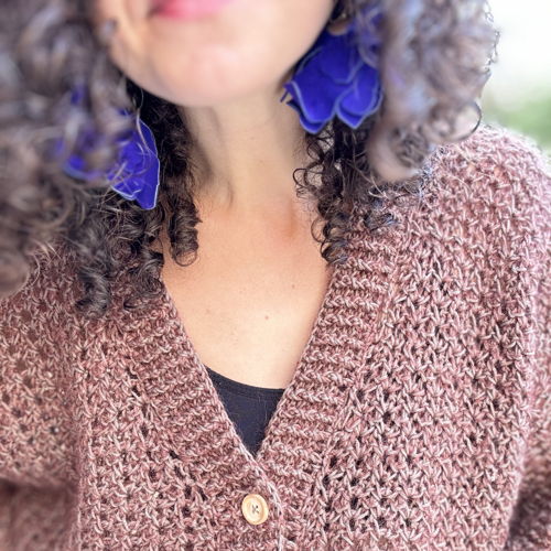 Haak een trendy oversized trui | Amira Cardigan