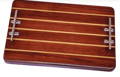 Handcrafted wood plank serving tray