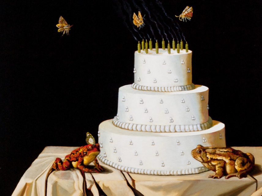 Lloyd Walsh (American, born 1963), Untitled (Wedding Cake) (detail), 2002, Oil on canvas; 48 x 42 in., Gift of Michael D. Maloney, 2010.28.3, San Antonio Museum of Art