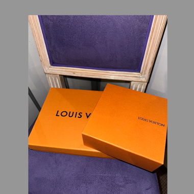 Louis vuitton boxes and shopping bags