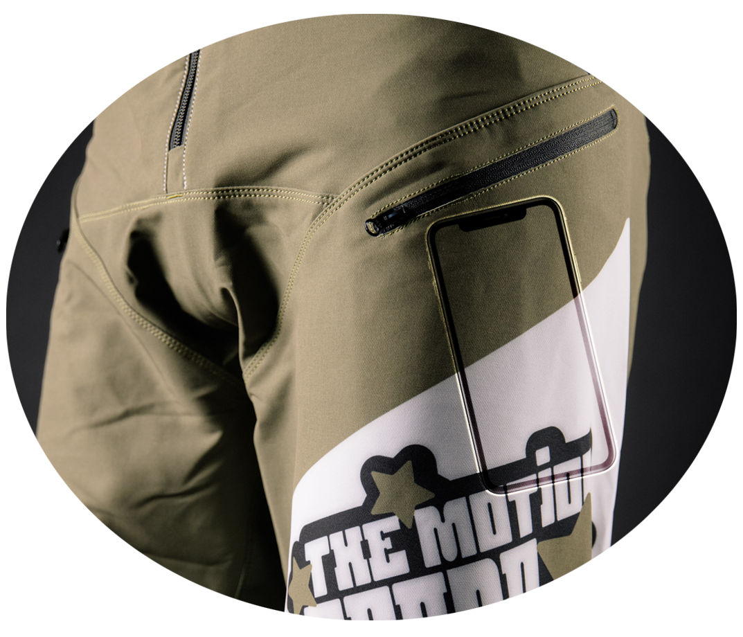 The Motion Brand Bike Pants Fahrradhose Downhill Hose Downhill Jersey MTB Hose MTB Jersey MTB Pants verstärkt Lukas Knopf Merchandise