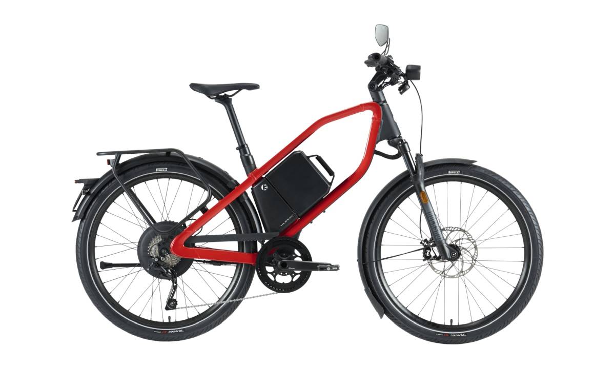 Speed pedelec Klever X Speed 45 au cadre sportif avec dérailleur Shimano