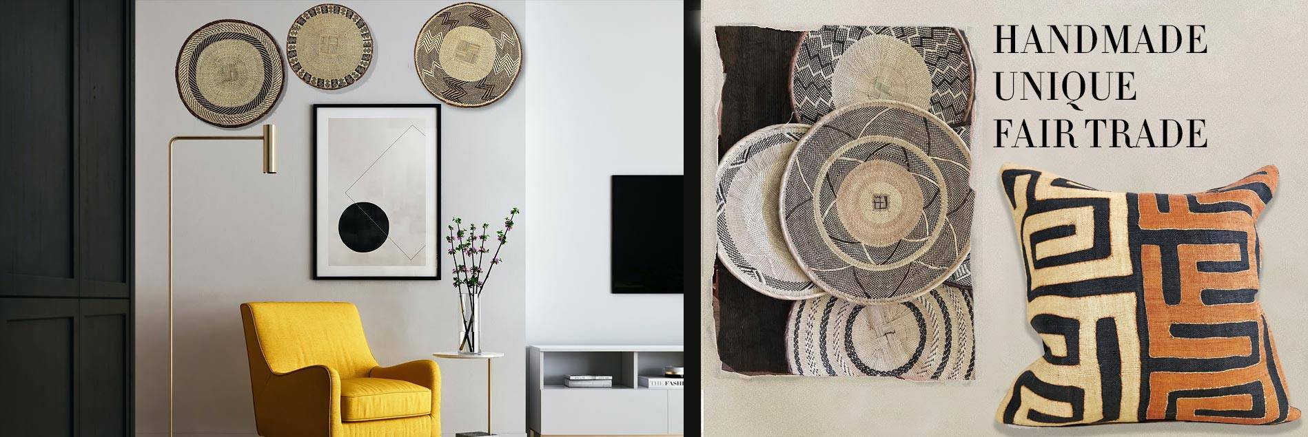 Homepage: Makenge Baskets, Senufo stools, tonga baskets and Kuba Cloth Covers