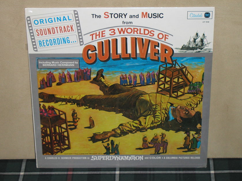 Bernard Herrmann/OST - The 3 Worlds Of Gulliver SEALED Citadel CT 7018
