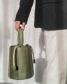 itsmecrecia with a NOIRANCA handbag Debbie in Olive Green