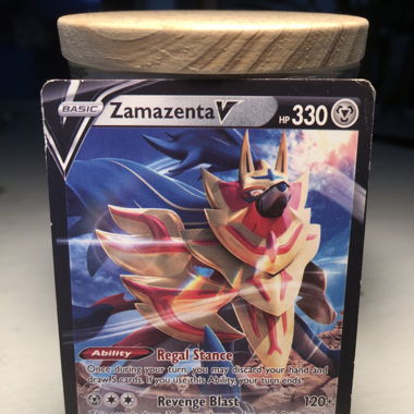 Pokemon Karte Zamazenta V 330 HP Engl.