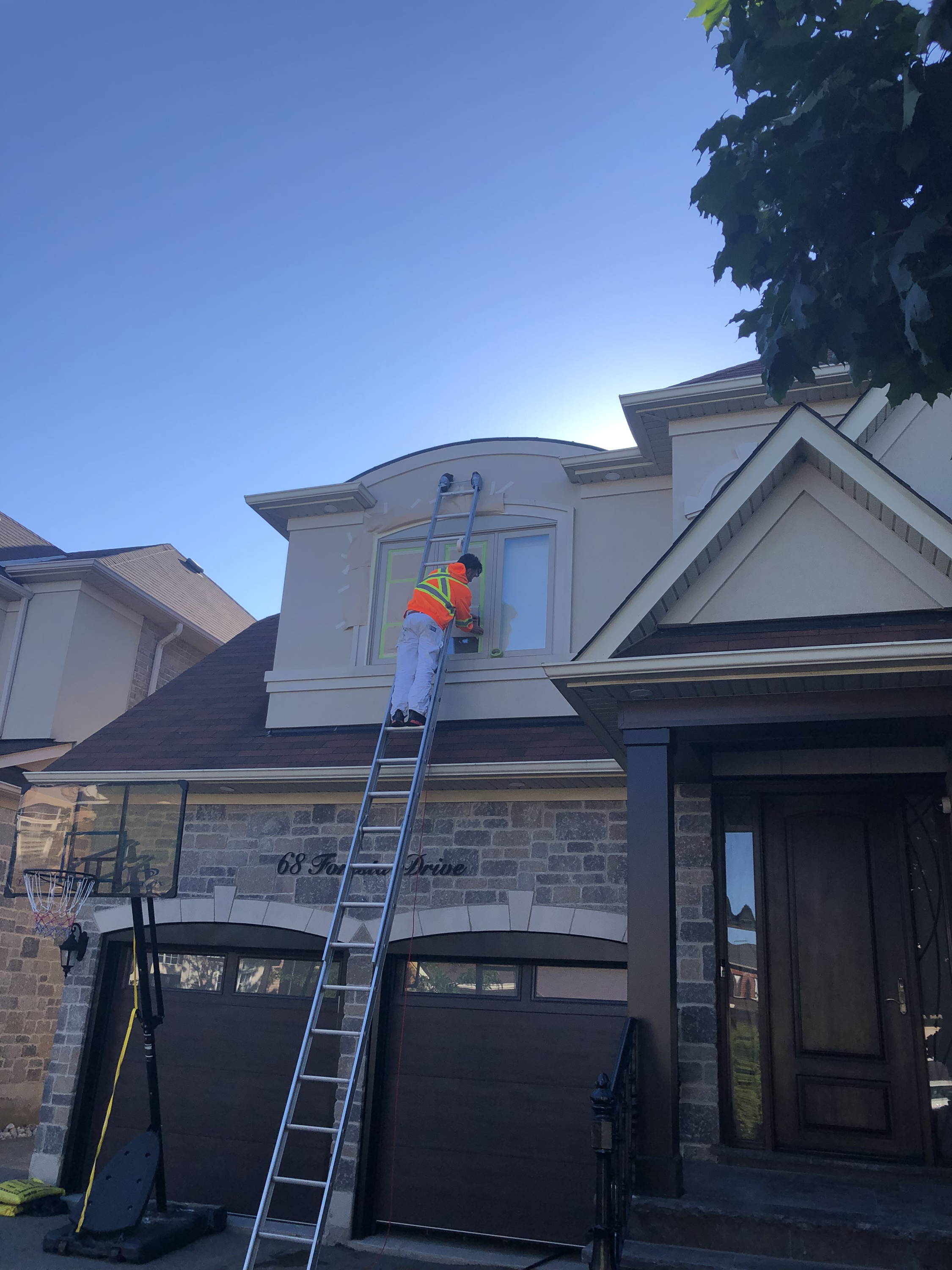Exterior house painted