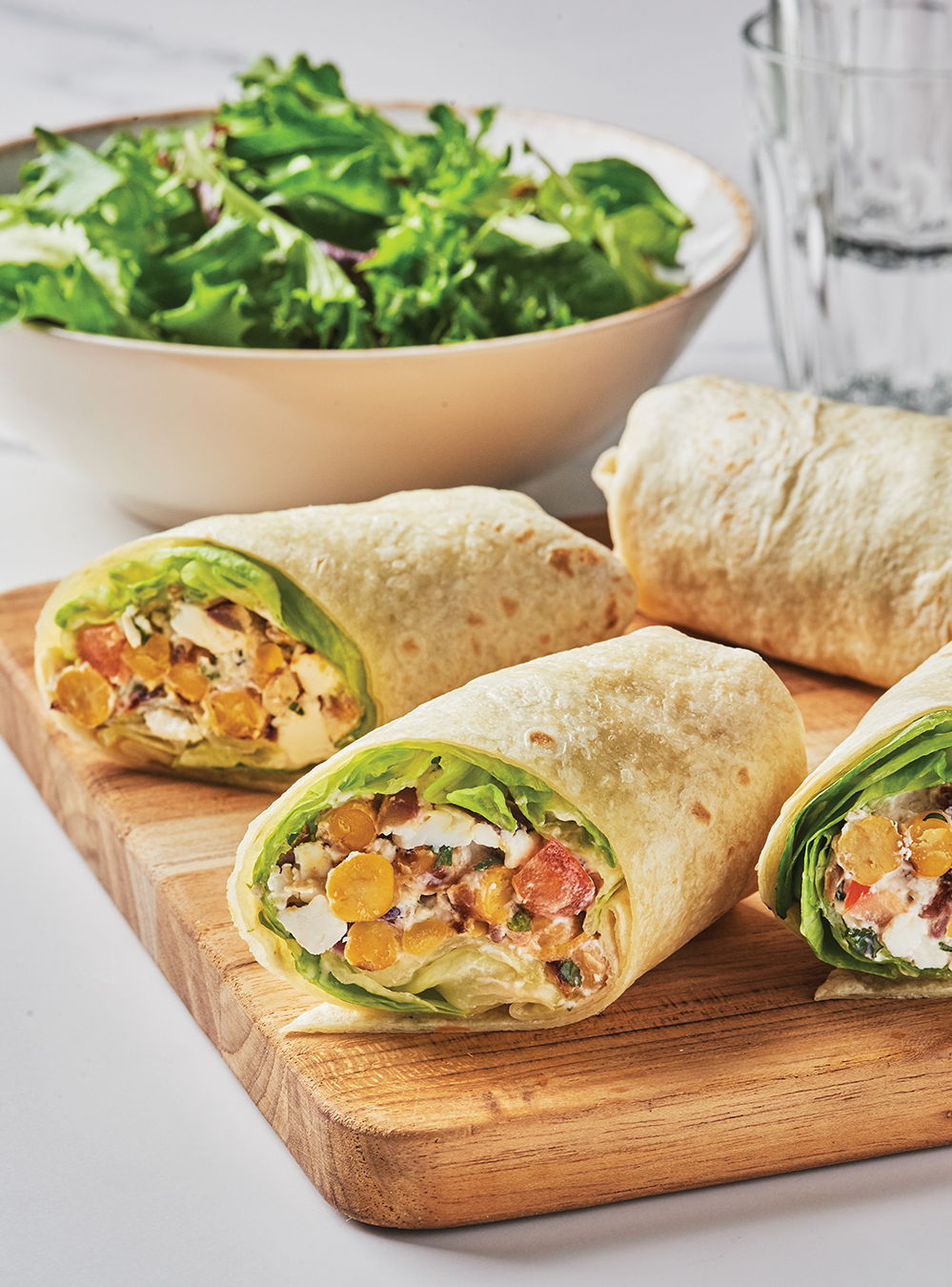 Roasted Chickpea and Feta Wraps | RICARDO
