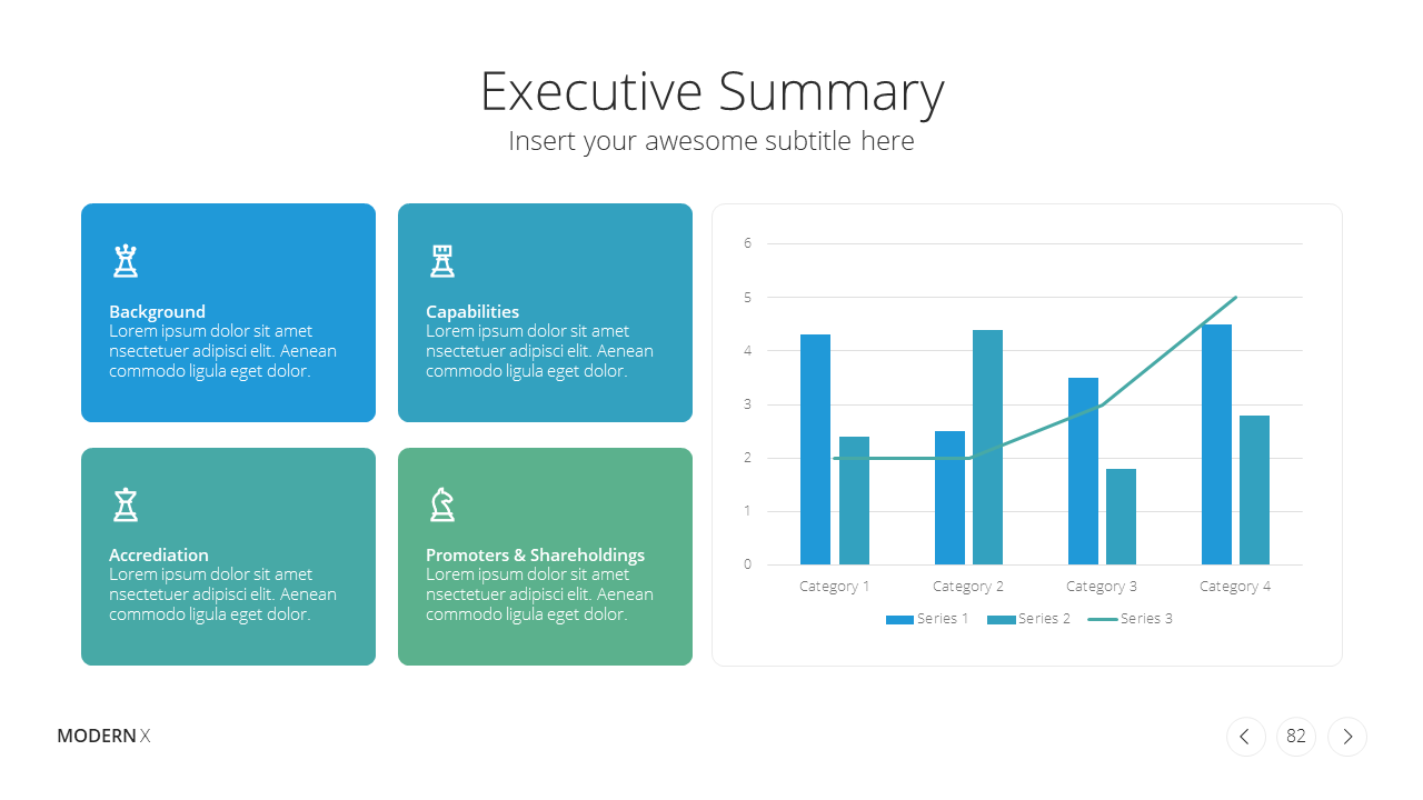 Modern X Consulting Firm Proposal Presentation Template Subtitle