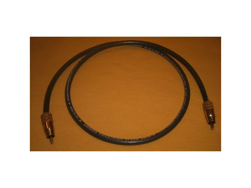 CARDAS HIGH SPEED DATA  COAXIAL DIGITAL CABLE *1 METER* W/RCAs