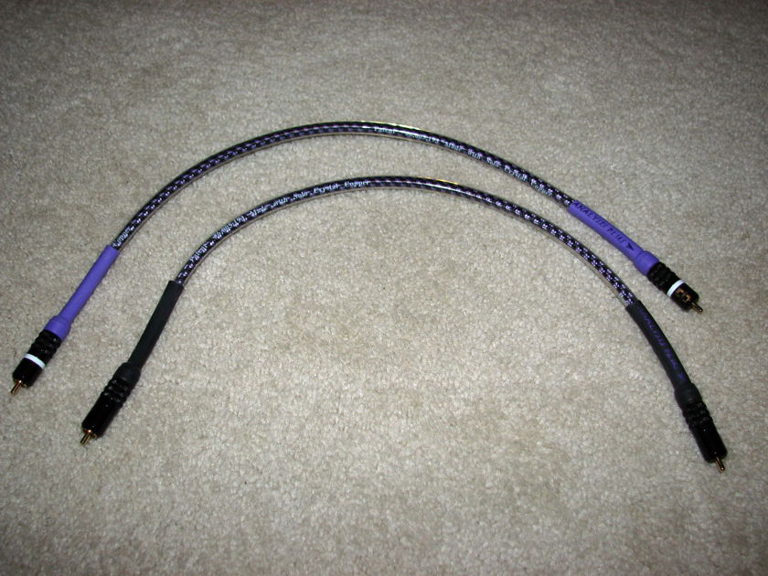 Analysis Plus .5m RCA Solo Crystal Oval Interconnect