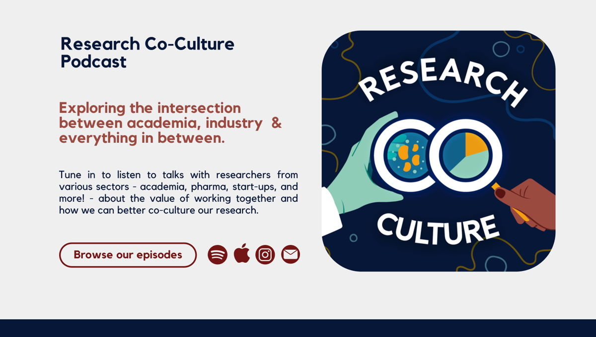 Screenshot of Research Co-Culture Podcast, from the podcast websites collection.