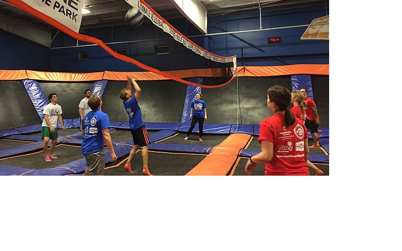 City Paper to the world of trampoline volleyball