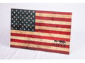 Wooden American Flag Art with NWTF Logo