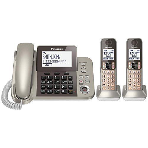 VTech DS66212 vs Panasonic Corded/Cordless Phone System Slant