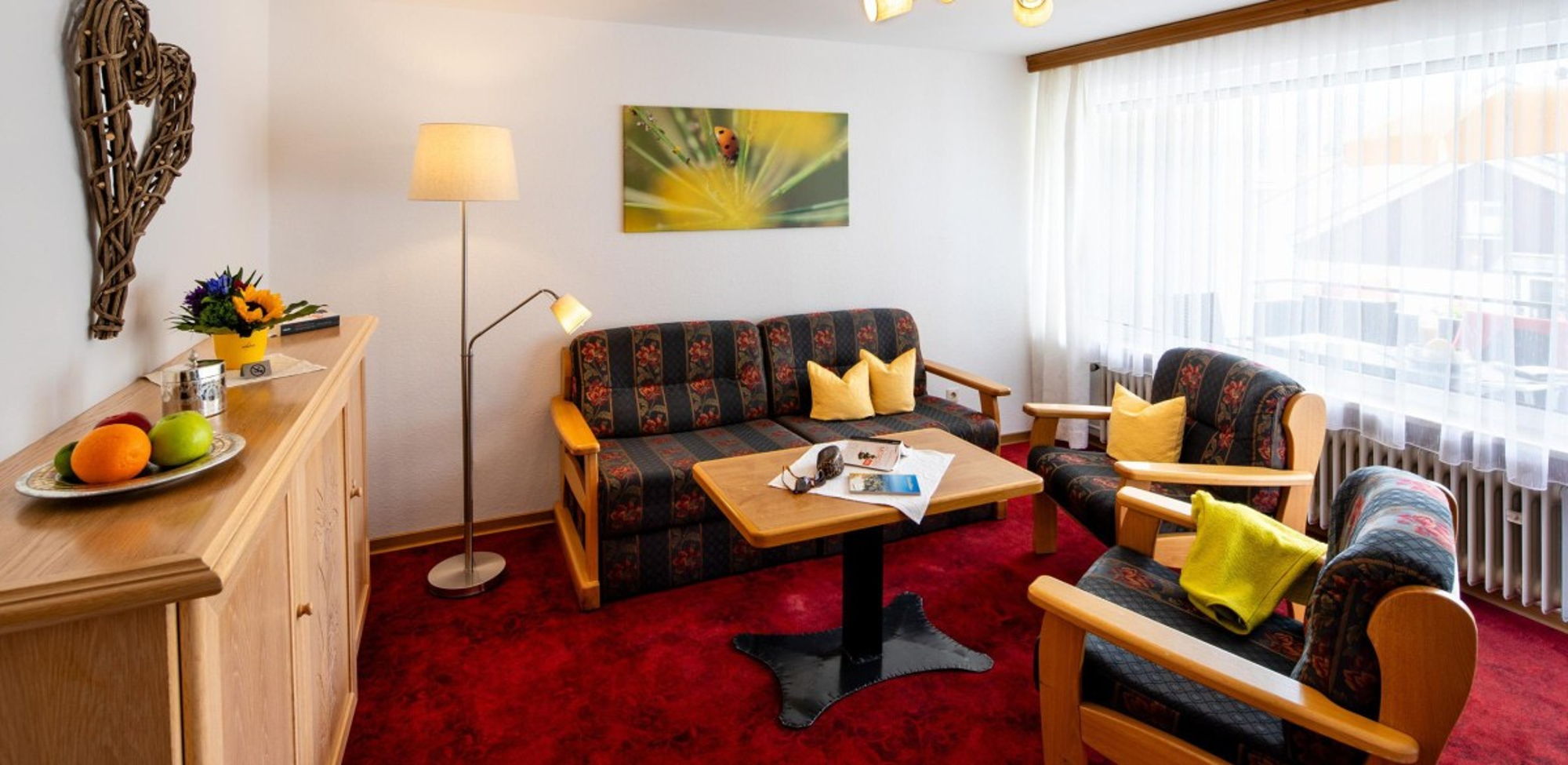 Kompakter Wohnbereich für 2-4 Personen in Ferienwohnung, 60m² in Pfronten
