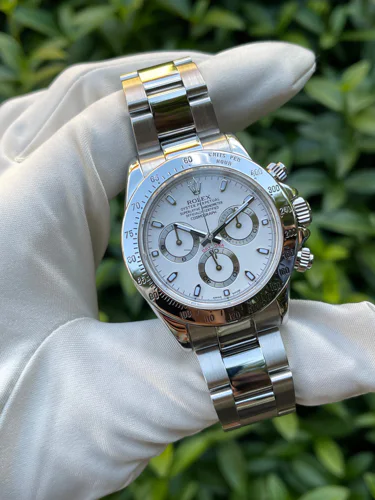 Rolex Daytona Steel White Dial