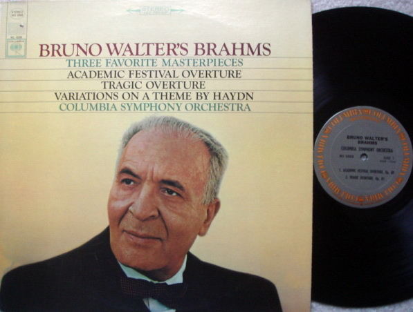 Columbia / BRONO WALTER, - Brahms Three Favorite Master...