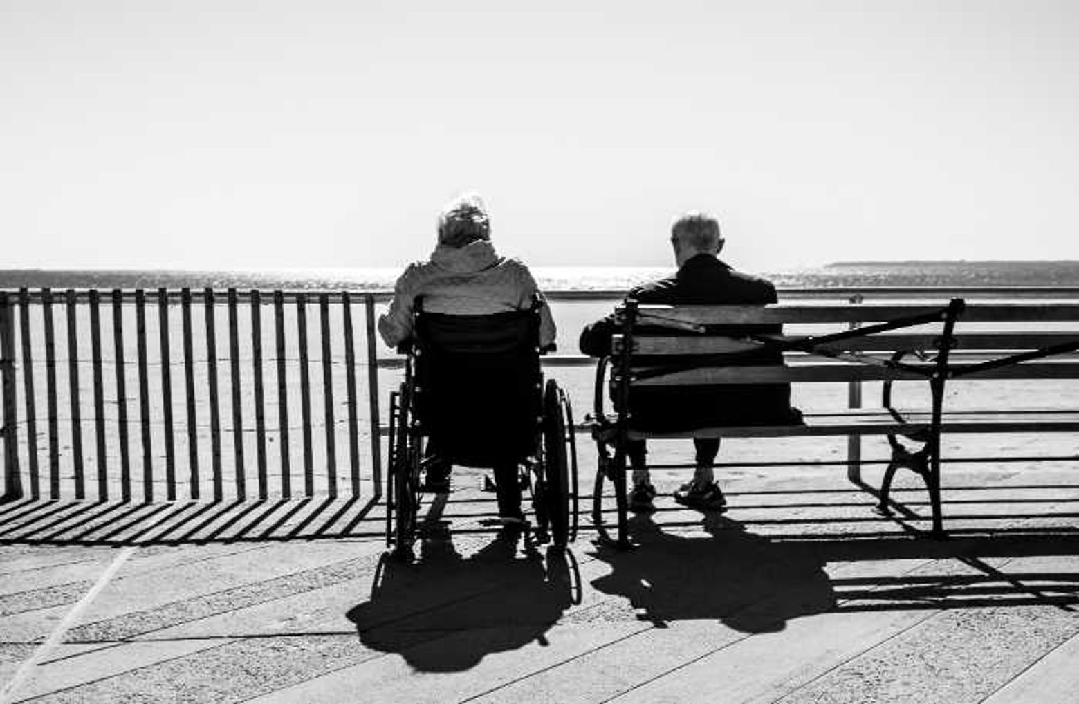 Two elderly people with memory loss