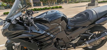 2017 KAWASAKI NINJA ZX-14R ABS motorcycle for rent near Sugar Land, TX