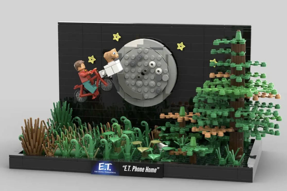E.T EXTRA TERRESTRIAL E.T PHONE HOME DIORAMA