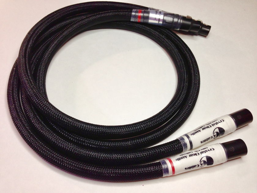 Crystal Clear Audio STUDIO REFERENCE XLR  Black finish 1.2 meters