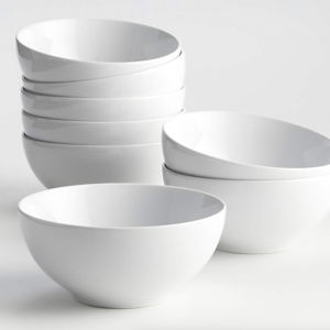 Aspen 6.25" Cereal Bowl | Crate & Barrel - Set of 8