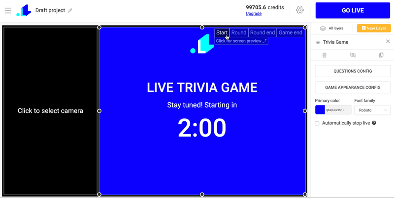 Trivia game preview