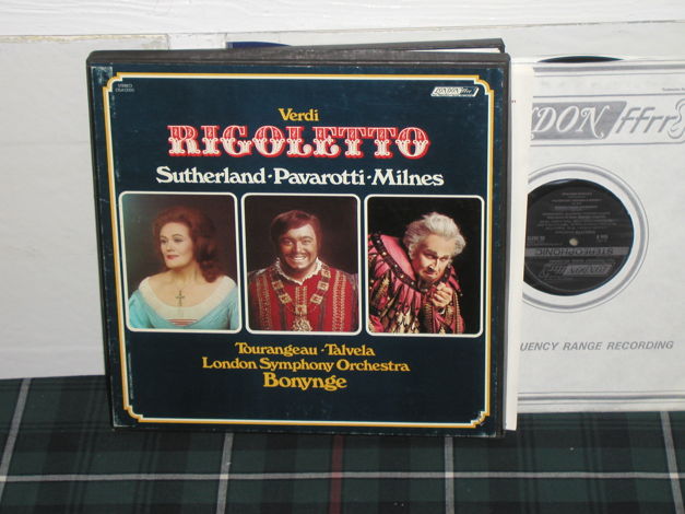Bonynge/LSO - Verdi Rigoletto London ffrr UK Decca press