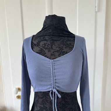 Zara Top Babyblau