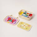 5-piece rotating children's puzzle featuring realistic safari animals and a wooden tray to place the puzzles on.