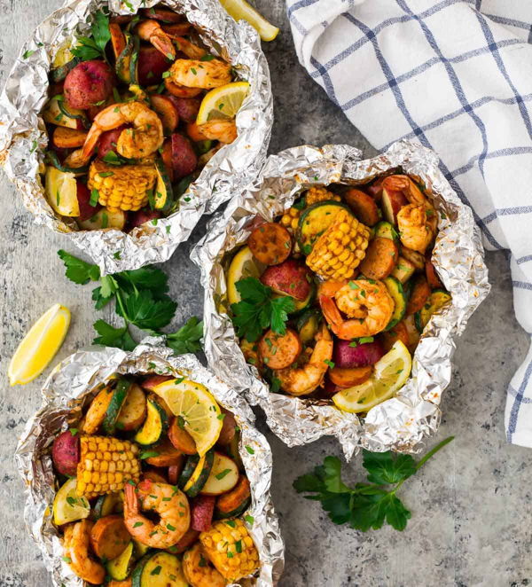 Photo of Shrimp & Andouille Foil Boil 