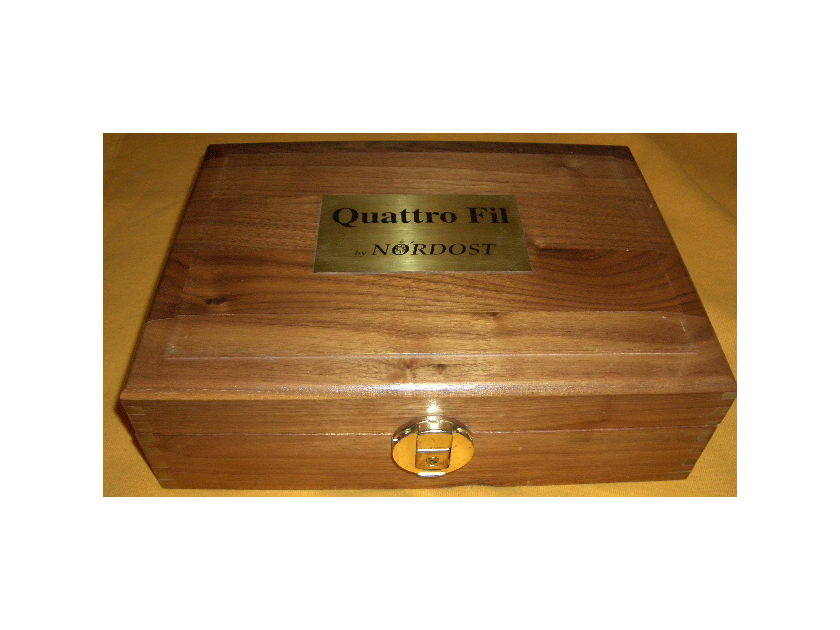 NORDOST   QUATTRO FIL INTERCONNECTS 1 METER PAIR W/RCAs ORIG BOX