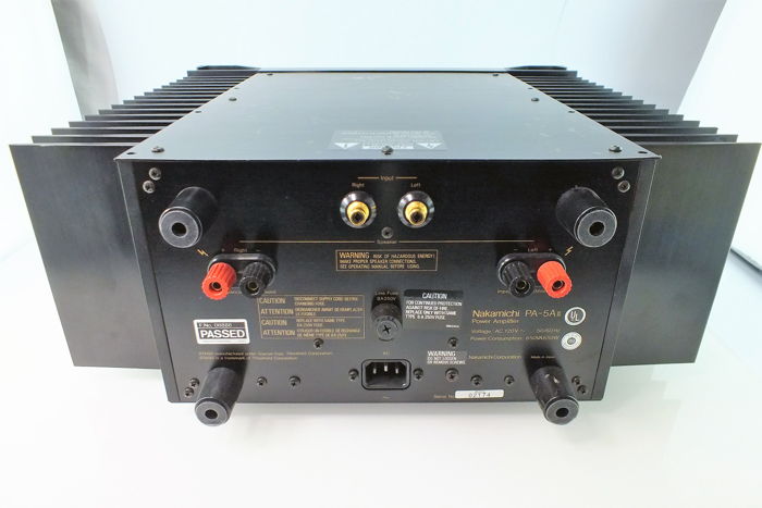 NAKAMICHI PA-5aII Stasis Power Amplifier (150 Wpc): Ref...