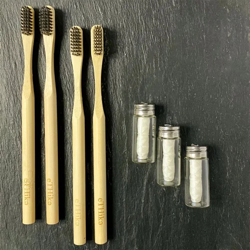 Set d'hygiène bucco-dentaire en bambou - Soft(Doux)