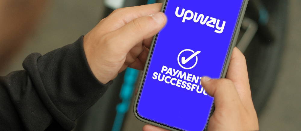 Payment successful on Upway app