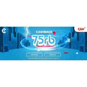CGV: Promo Cashback Sampai 75k dengan CASHBAC sampai 09/30/2019