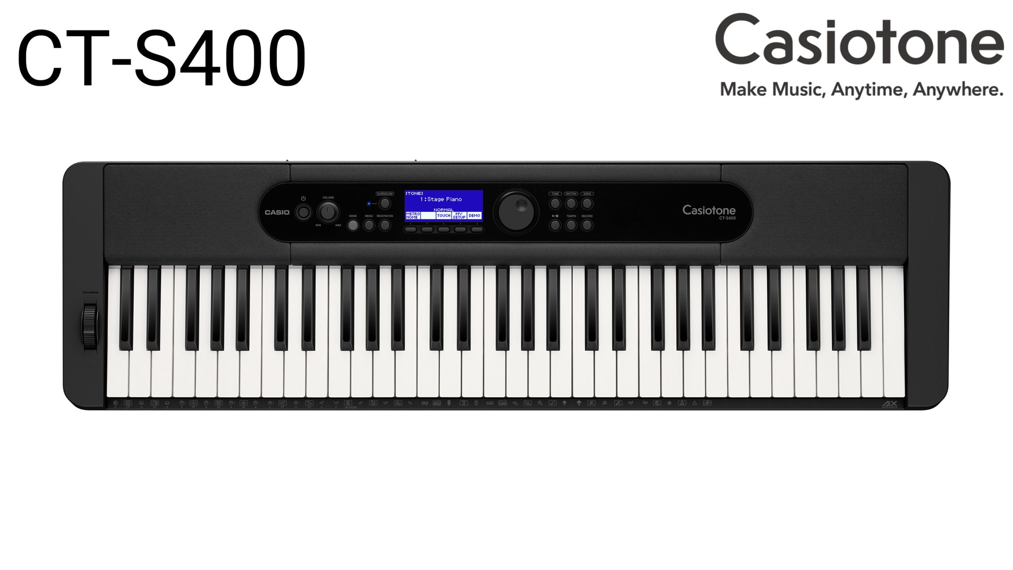 Casio Keyboard CTS400BK