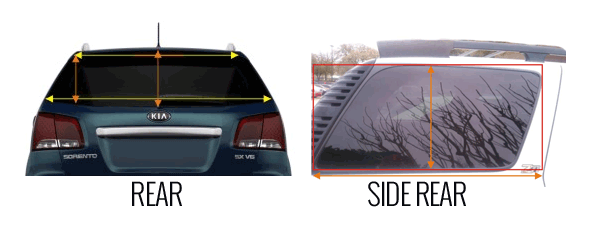 How to measure your rear window for a decal