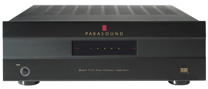 Parasound 5125 THX Ultra2 Multi Channel Amplifier 125w ...