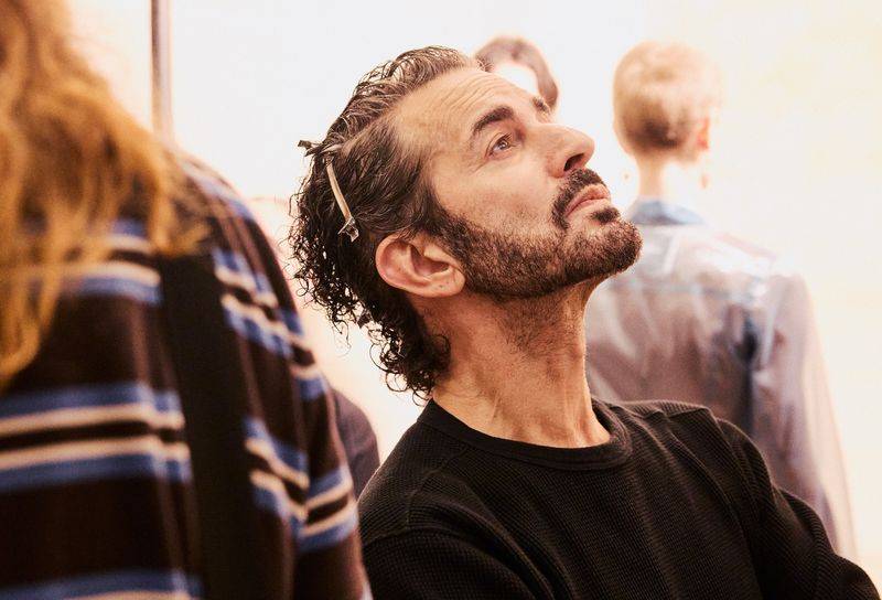 Image may contain: Marc Jacobs, Head, Person, Face, Adult, Body Part, Neck, and Hair