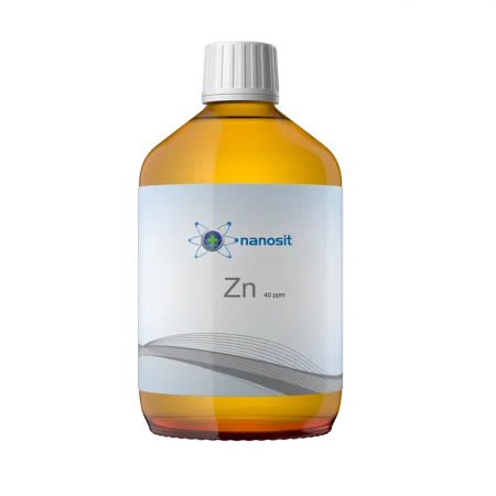 500 ml nanosit kolloidales Zink, 40 ppm