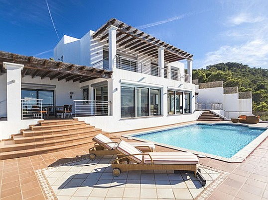  Ibiza
- Villa with a spacious terrace and sea views for sale in Cala Molí, San José, Ibiza