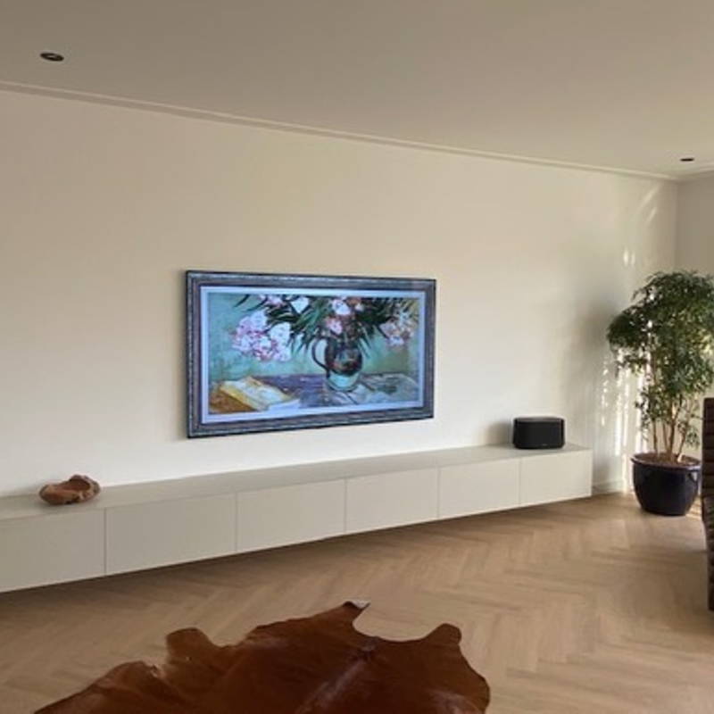 TV-meubels op maat, klantproject Houtenmeubelshop