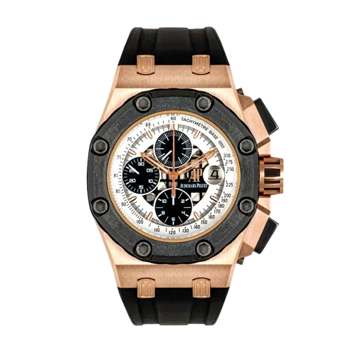 Audemars Piguet Royal Oak Offshore Chronograph Barrichello II extract from the archives + new rubber strap